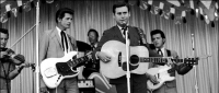 George Jones, with band The Jones Boys