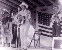 Hank Williams, with band.