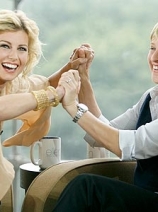 Faith Hill and comedienne, Ellen Degeneres.