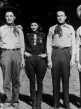 Hank Williams (far right) with The Drifting Cowbowys, 1939