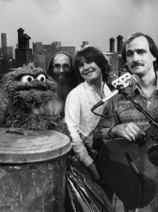 Dan dugmore with James Taylor and Oscar the Grouch